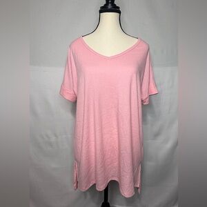 Zenana Outfitters Soft Pink Short Sleeve Tee